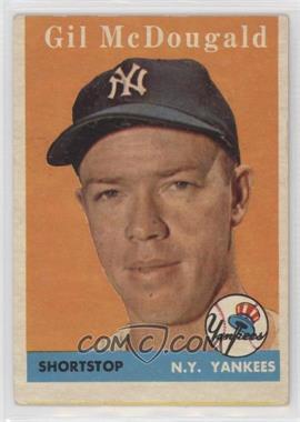 1958 Topps - [Base] #20.1 - Gil McDougald (Player Name in White)
