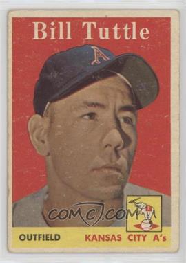 1958 Topps - [Base] #23.1 - Bill Tuttle (Player Name in White)