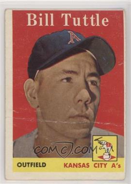1958 Topps - [Base] #23.1 - Bill Tuttle (Player Name in White) [COMC RCR Poor]