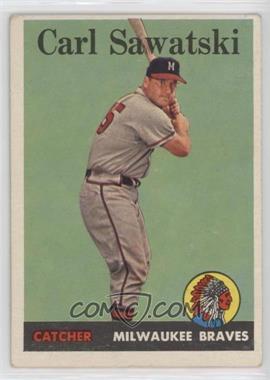 1958 Topps - [Base] #234 - Carl Sawatski [Good to VG‑EX]