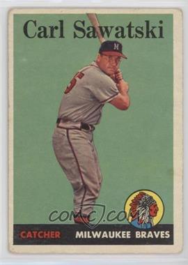 1958 Topps - [Base] #234 - Carl Sawatski [Good to VG‑EX]