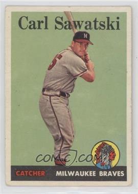 1958 Topps - [Base] #234 - Carl Sawatski [Good to VG‑EX]