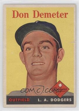 1958 Topps - [Base] #244 - Don Demeter [Poor to Fair]