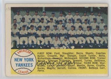 1958 Topps - [Base] #246 - Third Series Checklist - New York Yankees