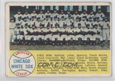 1958 Topps - [Base] #256 - Fourth Series Checklist - Chicago White Sox [Good to VG‑EX]