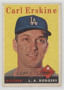 1958 Topps - [Base] #258 - Carl Erskine