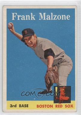 1958 Topps - [Base] #260 - Frank Malzone [Noted]
