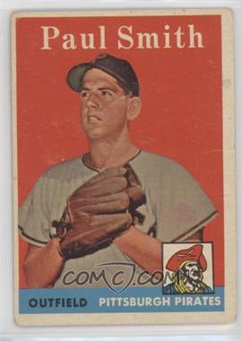 1958 Topps - [Base] #269 - Paul Smith