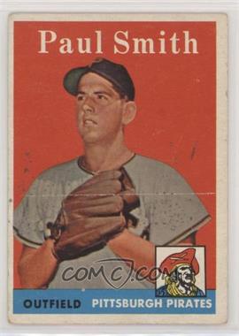 1958 Topps - [Base] #269 - Paul Smith