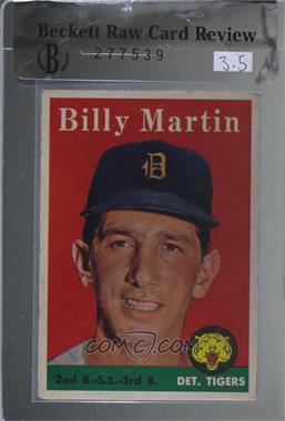 1958 Topps - [Base] #271 - Billy Martin [BRCR 3.5]