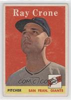 Ray Crone [Good to VG‑EX]