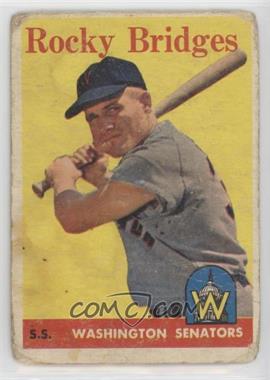 1958 Topps - [Base] #274 - Rocky Bridges [Poor to Fair]