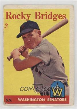 1958 Topps - [Base] #274 - Rocky Bridges [Poor to Fair]