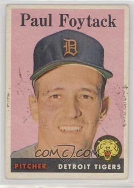 1958 Topps - [Base] #282 - Paul Foytack