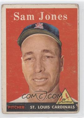 1958 Topps - [Base] #287 - Sam Jones [Noted]