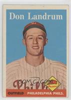 Don Landrum [Good to VG‑EX]