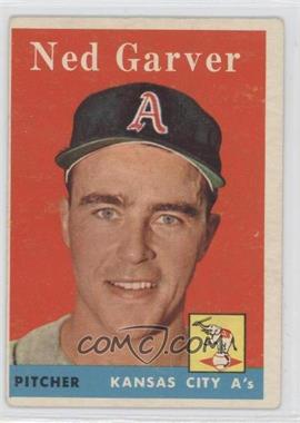 1958 Topps - [Base] #292 - Ned Garver [Good to VG‑EX]