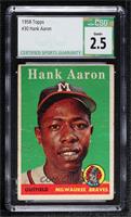 Hank Aaron (Player Name in White) [CSG 2.5 Good+]