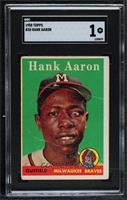 Hank Aaron (Player Name in White) [SGC 1 PR]