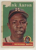 Hank Aaron (Player Name in White) [Poor to Fair]