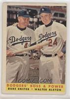 Dodgers' Boss & Power (Duke Snider, Walter Alston)