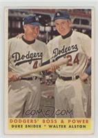 Dodgers' Boss & Power (Duke Snider, Walter Alston)