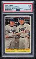 Dodgers' Boss & Power (Duke Snider, Walter Alston) [PSA 5 EX]