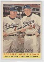 Dodgers' Boss & Power (Duke Snider, Walter Alston)