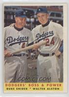 Dodgers' Boss & Power (Duke Snider, Walter Alston)