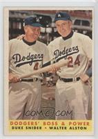 Dodgers' Boss & Power (Duke Snider, Walter Alston) [Good to VG‑…