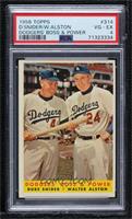 Dodgers' Boss & Power (Duke Snider, Walter Alston) [PSA 4 VG‑EX]