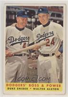 Dodgers' Boss & Power (Duke Snider, Walter Alston) [Good to VG‑…
