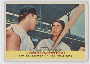 1958 Topps - [Base] #321 - Sluggers Supreme (Ted Kluszewski, Ted Williams)