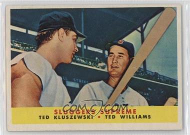 1958 Topps - [Base] #321 - Sluggers Supreme (Ted Kluszewski, Ted Williams)