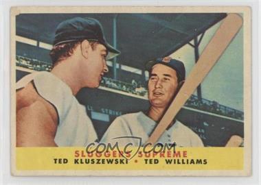 1958 Topps - [Base] #321 - Sluggers Supreme (Ted Kluszewski, Ted Williams)