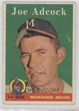 1958 Topps - [Base] #325 - Joe Adcock [Good to VG‑EX]