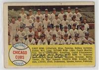 Fourth Series Checklist - Chicago Cubs Team [Good to VG‑EX]