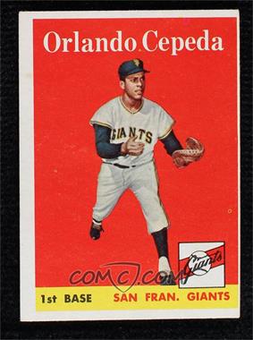1958 Topps - [Base] #343 - Orlando Cepeda [Poor to Fair]