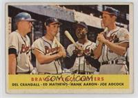 Braves' Fence Busters (Del Crandall, Eddie Mathews, Hank Aaron, Joe Adcock)