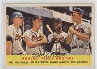 Braves' Fence Busters (Del Crandall, Eddie Mathews, Hank Aaron, Joe Adcock) [Go…