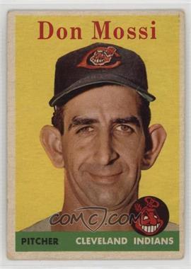 1958 Topps - [Base] #35.1 - Don Mossi (Team Name in White) [Good to VG‑EX]