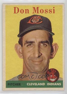 1958 Topps - [Base] #35.1 - Don Mossi (Team Name in White) [Good to VG‑EX]
