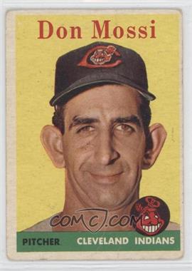 1958 Topps - [Base] #35.1 - Don Mossi (Team Name in White) [Good to VG‑EX]