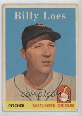 1958 Topps - [Base] #359 - Billy Loes [Poor to Fair]