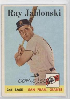 1958 Topps - [Base] #362 - Ray Jablonski