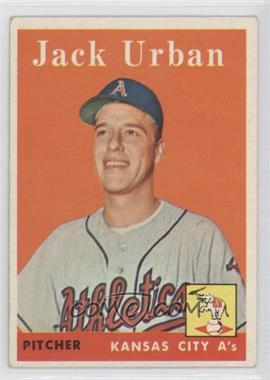 1958 Topps - [Base] #367 - Jack Urban [Good to VG‑EX]