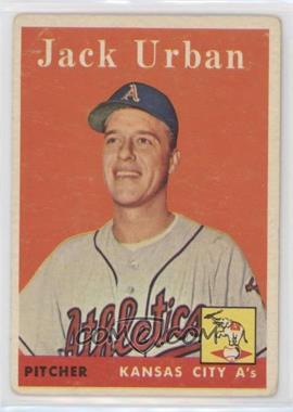 1958 Topps - [Base] #367 - Jack Urban [Good to VG‑EX]