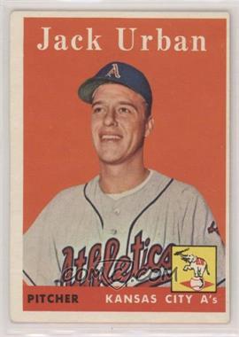 1958 Topps - [Base] #367 - Jack Urban [Good to VG‑EX]