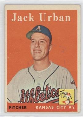 1958 Topps - [Base] #367 - Jack Urban [Good to VG‑EX]
