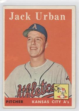 1958 Topps - [Base] #367 - Jack Urban [Good to VG‑EX]